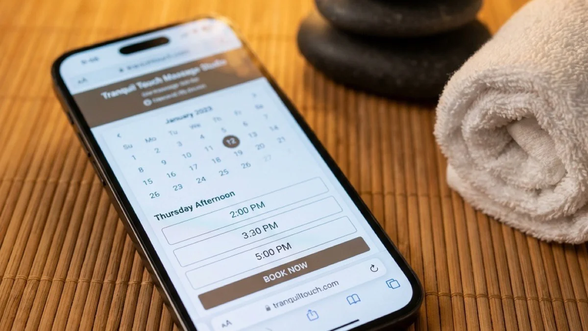 Massage Appointment Booking – Simple Scheduling for a Relaxing Experience