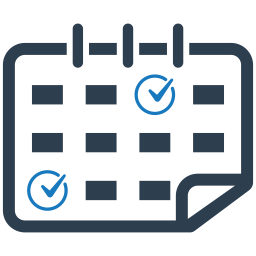 Booking icon illustration